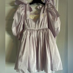 Selkie Collection DaVinci Puff Dress in Thundercloud